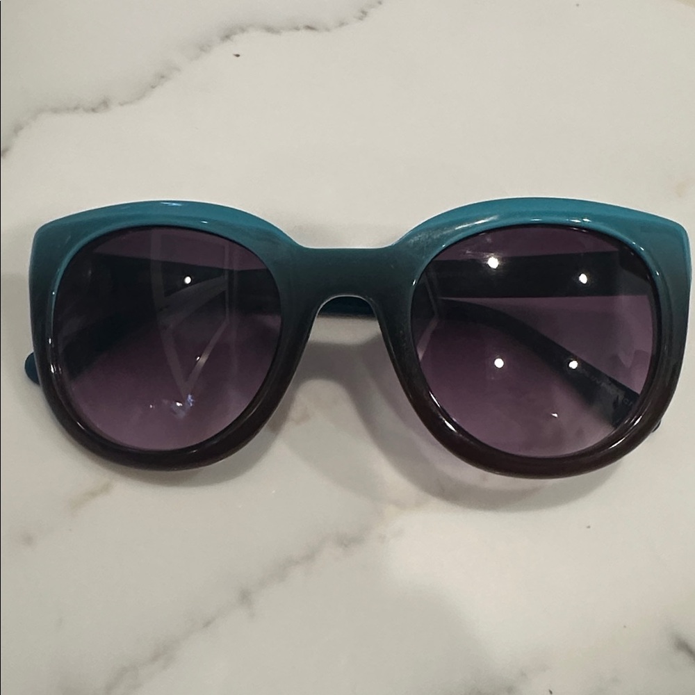 Derek Lam turquoise ombré sunglasses
